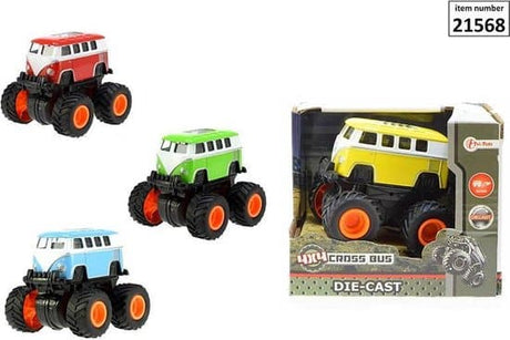 Jonotoys furgone 4x4 pressofuso con trasmissione a frizione