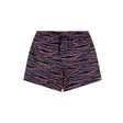 Strisce vivaci | costume da bagno blu arancione UV ragazzo