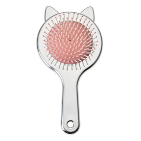 Spazzola per capelli Clayre Eef con orecchie di gatto in plastica 19x10x3 cm