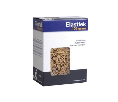 Elastico a canguro - n. 20 - 90 x 1,5 mm - 100 grammi - naturale