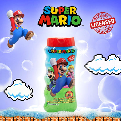 Super Mario 2 in 1 bagnoschiuma + shampoo 475ml