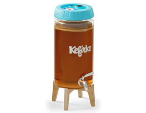 Pentola per fermentazione Kefirko Kombucha - distributore di bevande - 4l blu