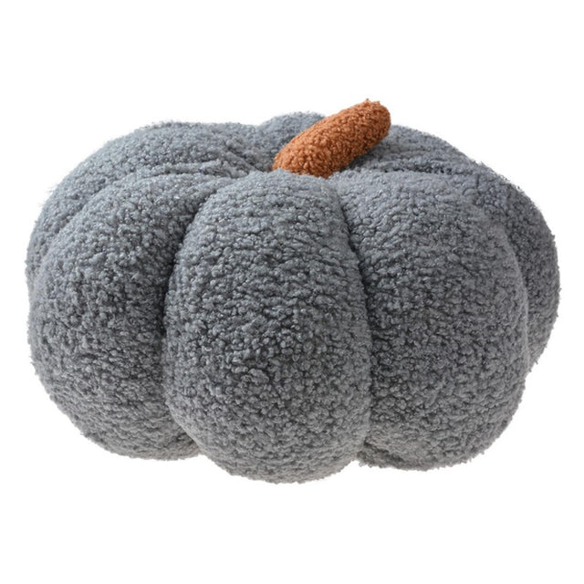 Cuscino decorativo Clayre eef tessuto grigio zucca ã˜28x18cm