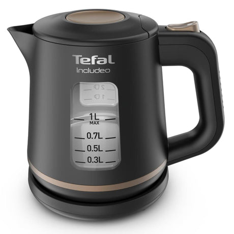 Tefal includeo bollitore 1 litro 2400w wireless nero
