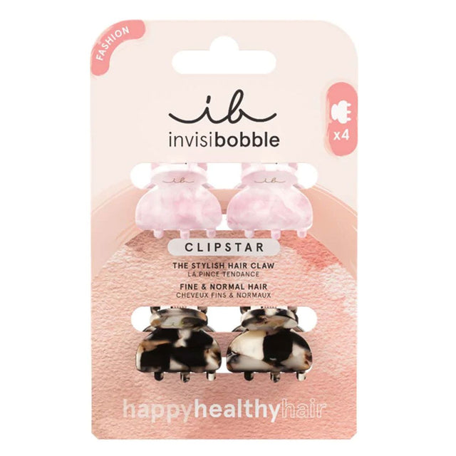 Invisibobble clipstar petit four 4 pezzi.