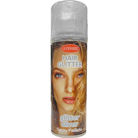 Smalto per capelli Goodmark color argento glitterato 125ml