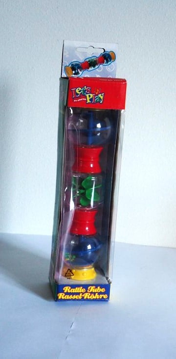 Tubo di Van der Doelen con perline che rotolano su e giù