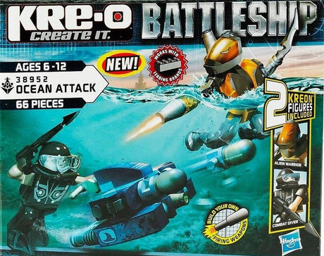 Attacco oceanico alla corazzata Hasbro kre-o
