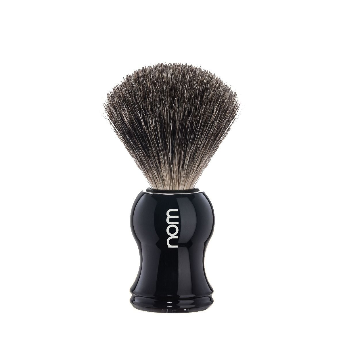 Pennello da barba Nom in pelo di tasso nero