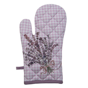 Guanto da forno Clayre Eef lavanda viola 18x30 cm cotone