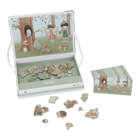 Tabellone da gioco magnetico Little Dutch - Amici della foresta fsc