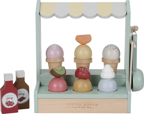 Piccola gelateria giocattolo olandese gelateria FSC - cibo giocattolo