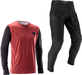 Leatt Gravity 1.0 - pantaloni in maglia mtb manica lunga | xxl