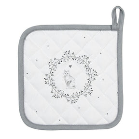 Presina Clayre Eef gatto bianco grigio 20x20 cm