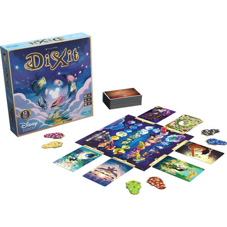 Libellud - dixit disney - gioco da tavolo creativo - 84 carte basate sui film Disney Pixar