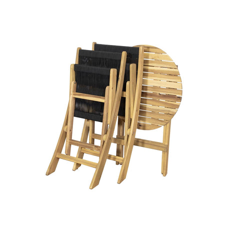 Set bistrot Sens-line lanzarote in legno di acacia