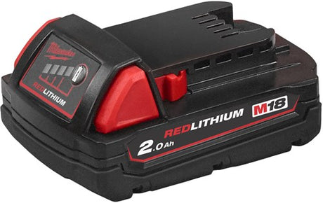 Batteria Milwaukee m18 b2 (ioni di litio 18 v 2,0 ah) - 4932430062