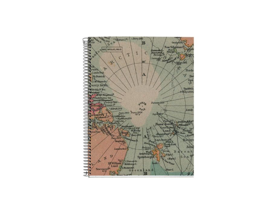 Taccuino Miquelrius - mappa - a5 quadrettato - 80 pagine
