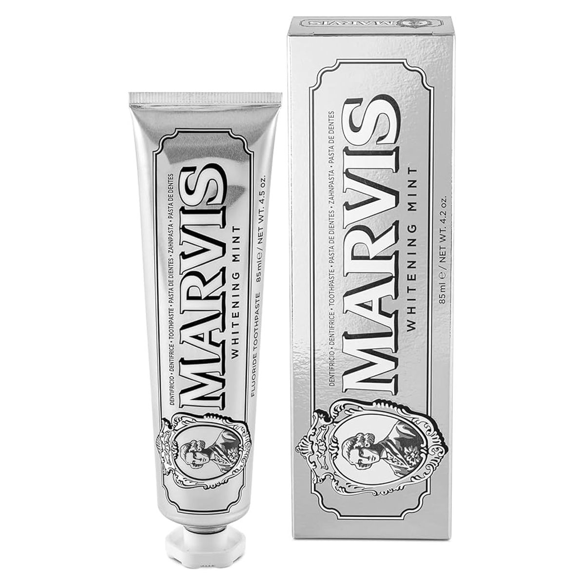 Marvis dentifricio sbiancante alla menta 85ml
