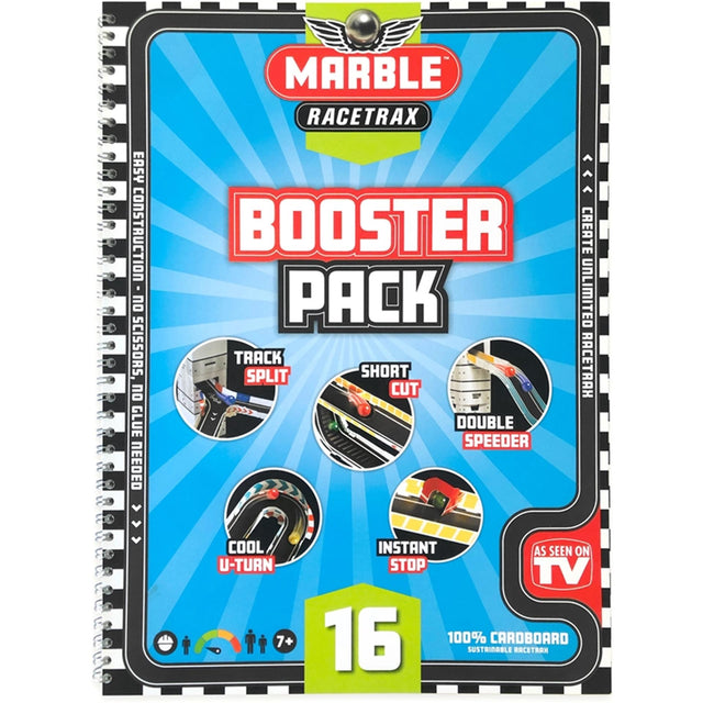 Marmo racetrax pista di marmo booster pack set base 16 fogli 3 m