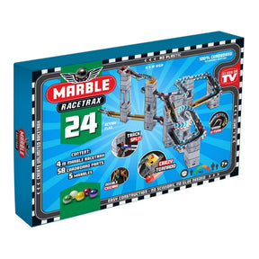Set iniziale pista per biglie Racetrax in marmo 24 fogli 4 m