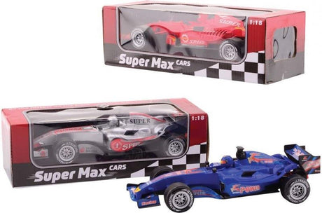 Auto Cilgro Super Max, grande vettura di Formula 1 con il noto suono e luci da corsa, lunga 37 cm