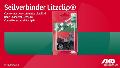 Ako Products connettore per cavo litz clip in acciaio inossidabile 6 mm 5 pezzi