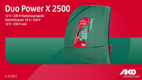 Elettrificatore combinato Ako Products duo power x2500 230v 12v