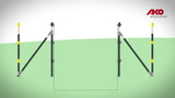 Isolante Pinlock T Post Ako Products Giallo 25 Pezzi