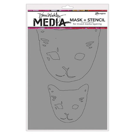 Ranger ink ranger • modello multimediale dina wakley maschere con testa di gatto