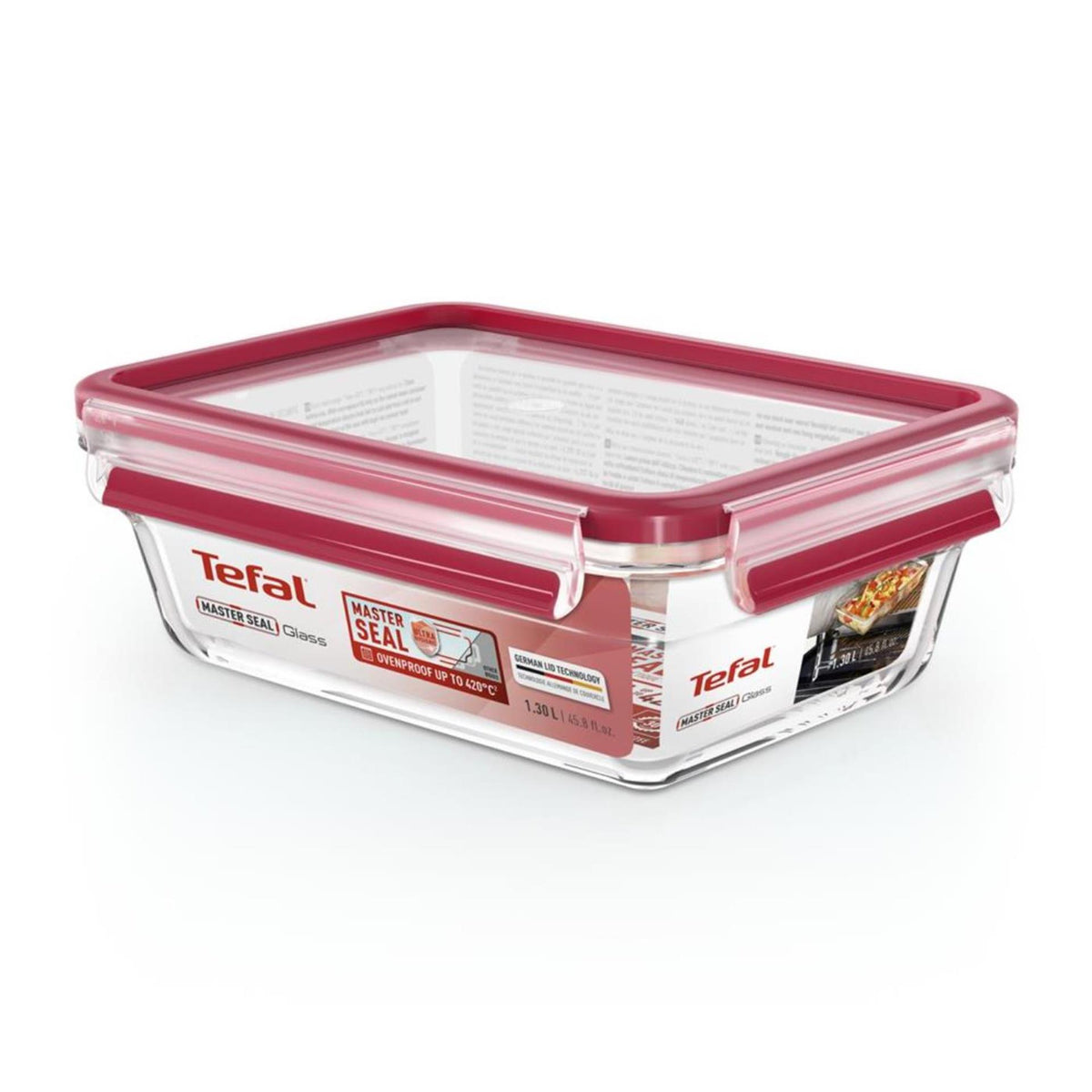 Bicchiere Tefal Master Seal 1,3 l rettangolare