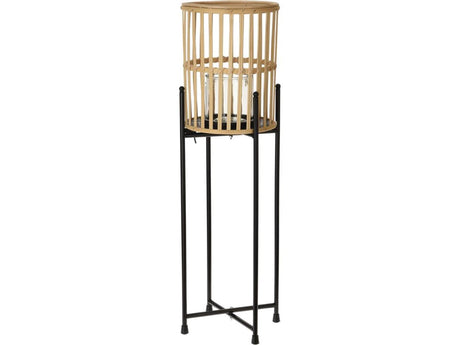 Lanterna per l'home styling su supporto 19x19x25 cm
