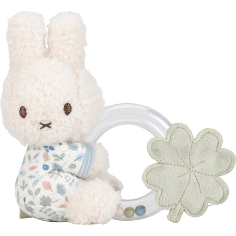 Tiamo miffy x little dutch - sonaglio ad anello - foglie portafortuna