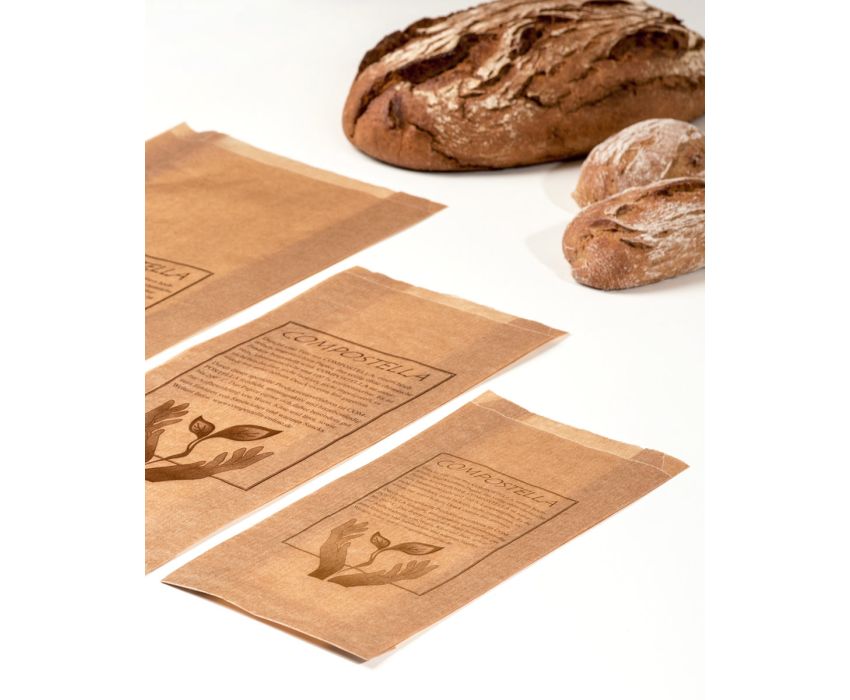 Busta per pane compostella - media - 1000 pezzi