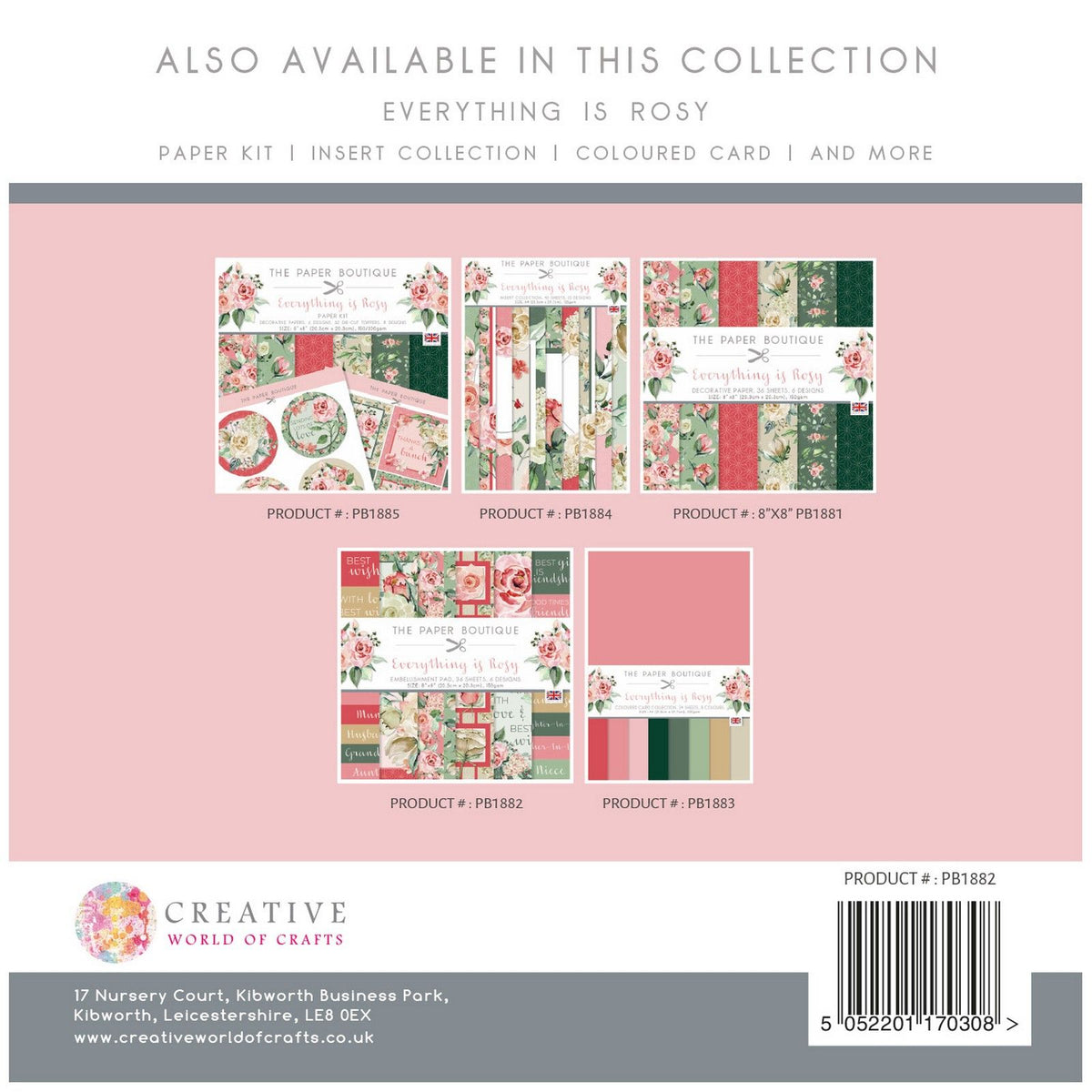 La boutique della carta • tutto è roseo, abbellimenti pad