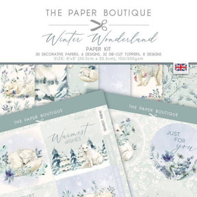 La boutique della carta • kit di carta del paese delle meraviglie invernale