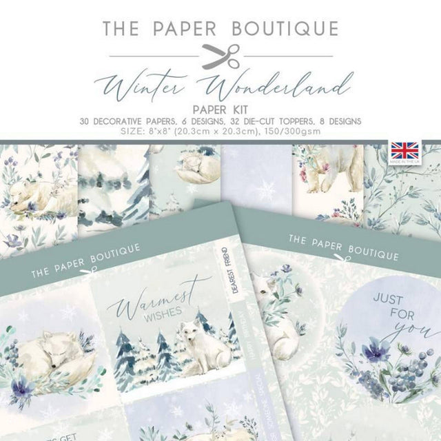 La boutique della carta • kit di carta del paese delle meraviglie invernale