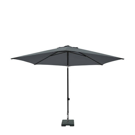 Ombrellone Madison elba push up circa 300 cm con funzione basculante 100%pol. grigio