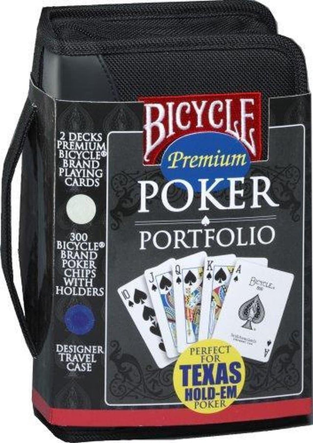 Portafoglio di set da poker Selecta in custodia da viaggio