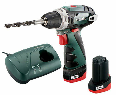 Metabo powermaxx bs trapano avvitatore a batteria basic 10,8v 2,0ah in scatola - 600984000