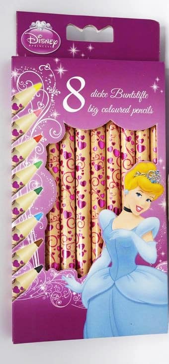 Van der Doelen Disney Princess - matite colorate spesse