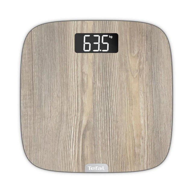 Bilancia personale in legno di origine Tefal