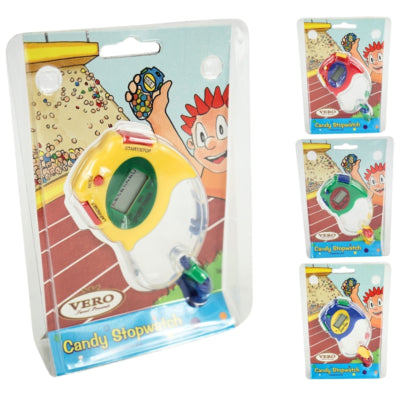 Cronometro Vero Candy a batteria 4 assortiti | 24 pezzi
