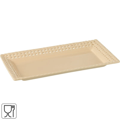 Piatto rettangolare pesca J-line 32 cm | 6 pezzi