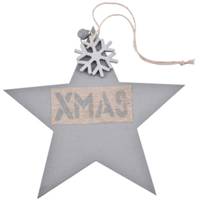 Ciondolo Ngk Christmas xmas grigio 32 cm | 24 pezzi