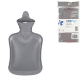 Borsa dell'acqua calda Relaxdays grigia 1 l | 12 pezzi