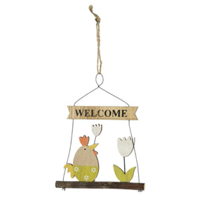 Appendino benvenuto gallo tulipano 17 cm | 25 pezzi