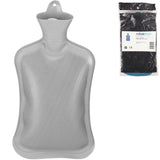 Borsa dell'acqua calda Relaxdays grigia 2 l | 6 pezzi