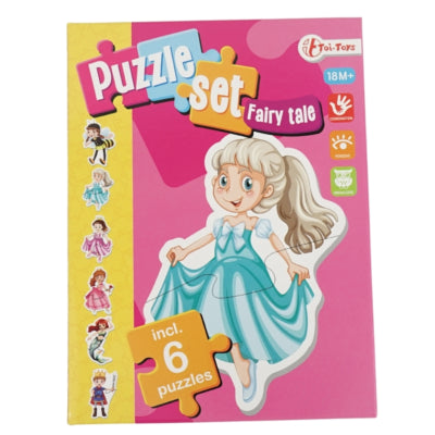 Toi-toys puzzle fiabe 19 cm set da 6 | 12 pezzi