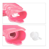 Borsa dell'acqua calda Relaxdays rosa 1 l | 12 pezzi